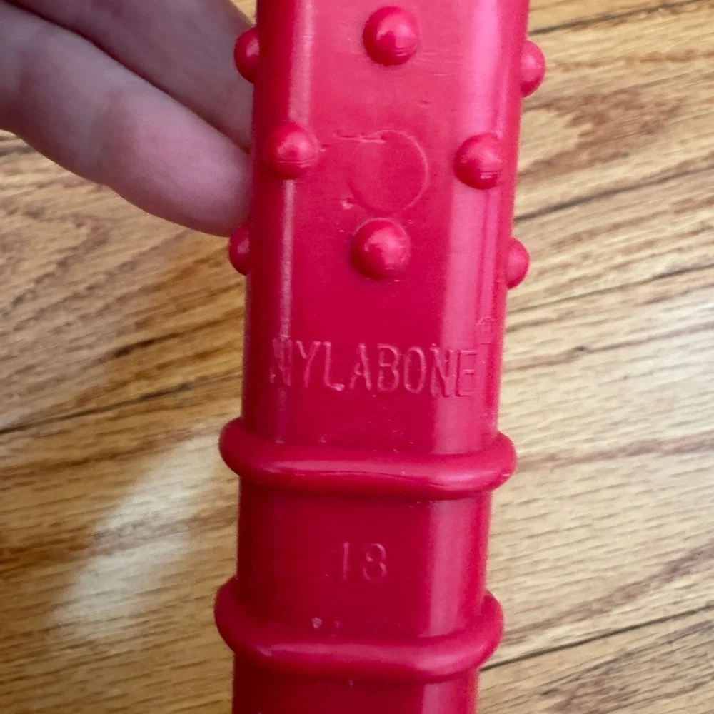 Nylabone Red Small to Medium Size Dog Hard Chew Dog Toy